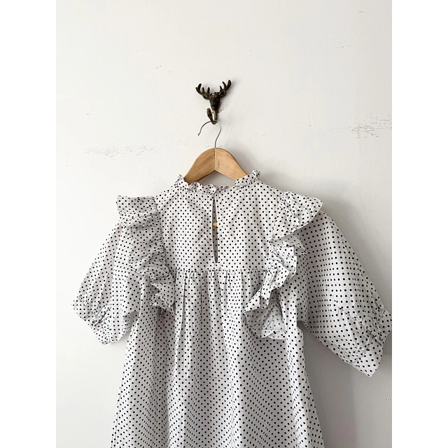 Vestido puntitos (XS)