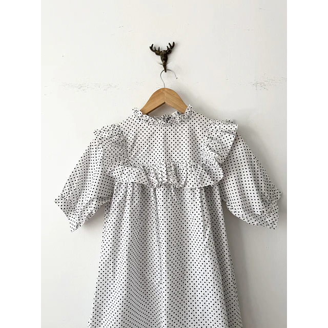 Vestido puntitos (XS)