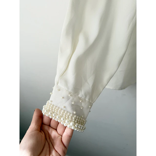 Camisa perlas (L)