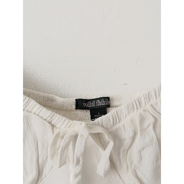 Polera blanca (ML)