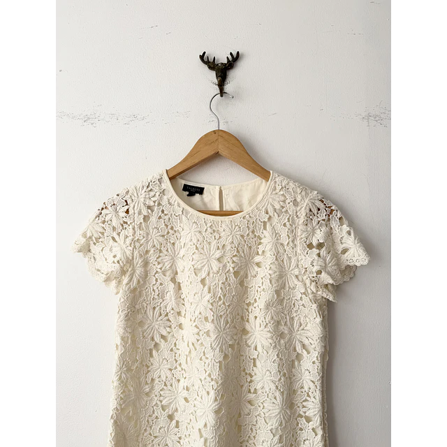 Polera broderie (S)