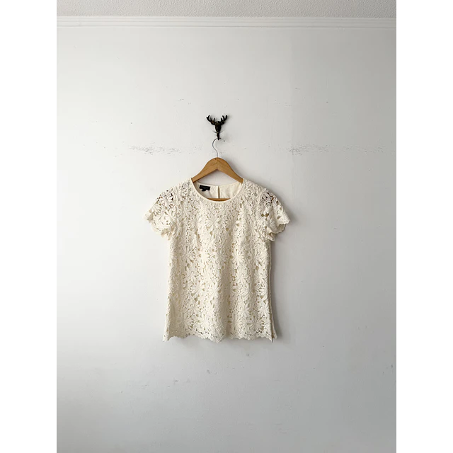 Polera broderie (S)