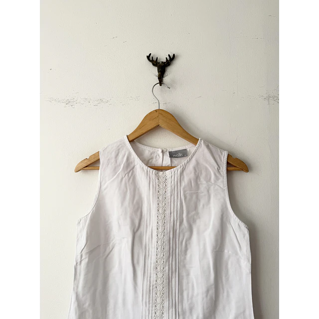 Polera blanca (S)