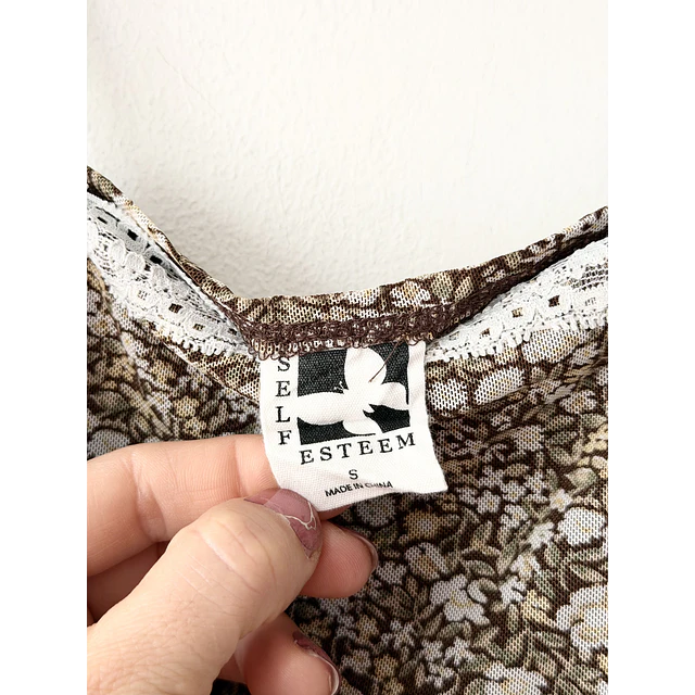 Polera floral (S)