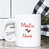 Caneca "Adoro-te" com a Minnie e o Mickey