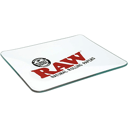Tabuleiro Raw em Vidro – 32 x 26.5 cm - RAW Glass Rolling Tray
