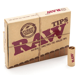 Pack 21 Filtros – Pré-Enrolados Raw Pre-Rolled Tips