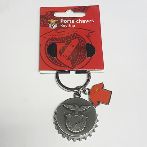 Porta-Chaves abre caricas em metal SL Benfica