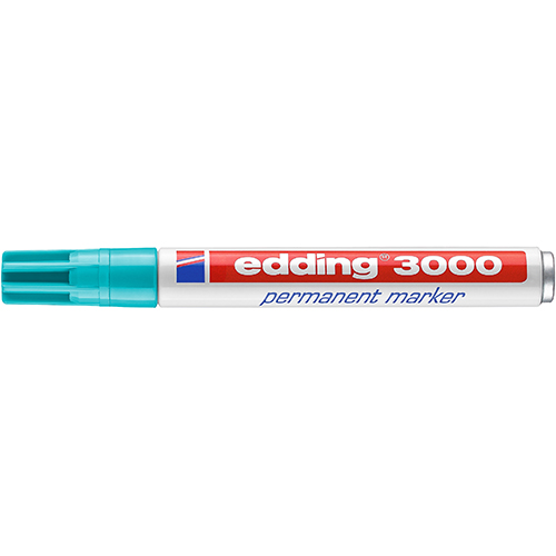 Permanent marker EDDING 3000 turquoise
