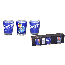 Conjunto 3 copos de Shot FC Porto