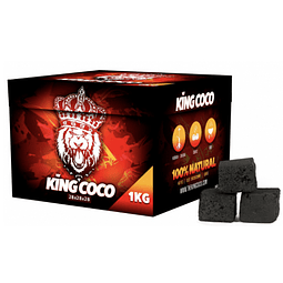 KING COCO - Carvão 100% Natural – 28mm – 1kg