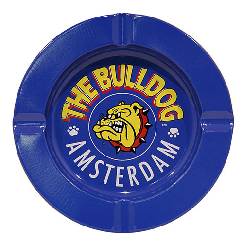 The Bulldog Amsterdam Blue Metallic Ashtray