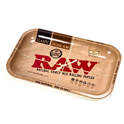 Tabuleiro RAW Metal Rolling Tray Small –  27,5 x 17,5cm
