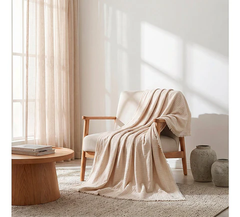 Manta Rubix Taupe 130x170 cm
