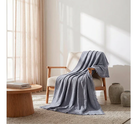 Manta Rubix Denim 130x170 cm