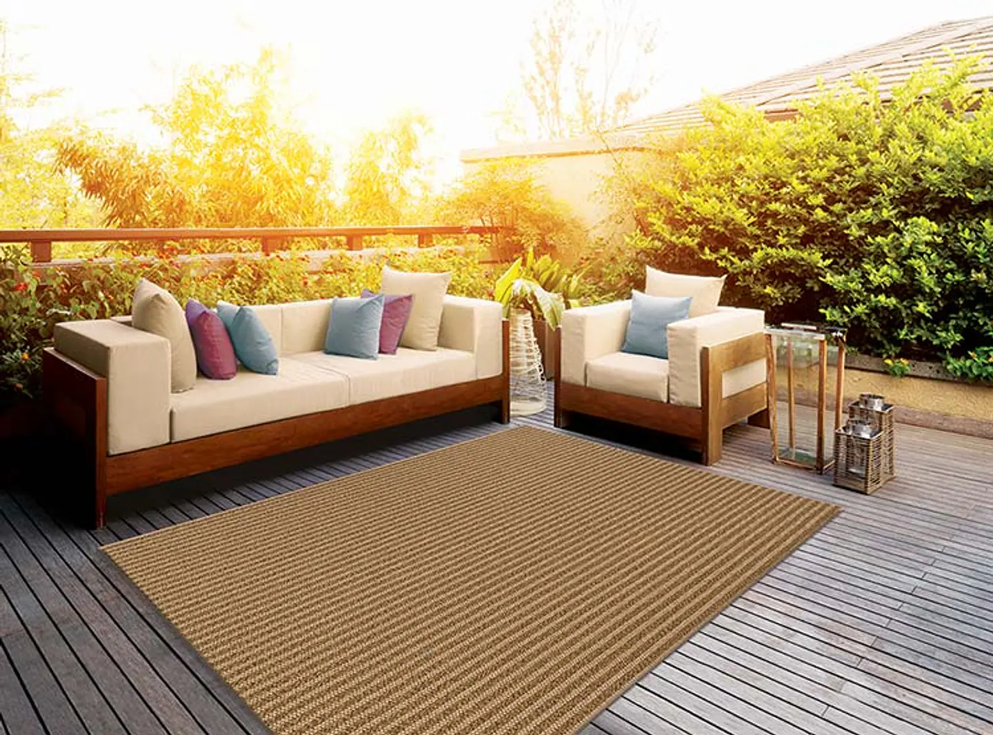 Sisal Pattern 160 x 230 Honey 1
