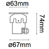 Ninfa Sub-aqua 07-1707-WW 1W 70Lm 12V IP68 3000K