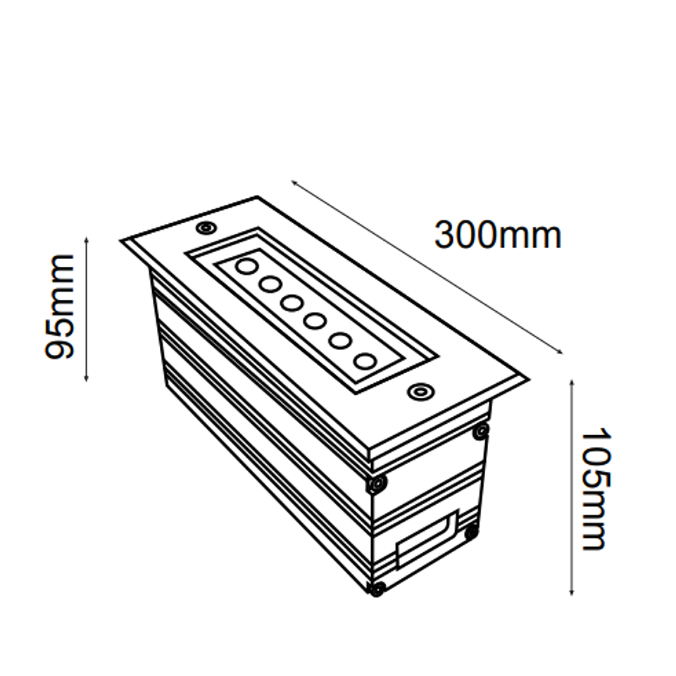 Gea Piso 07-07300 6W 600Lm 127V IP67 3000K 