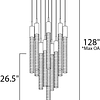 Big Fizz 13-Luces Colgante E22878-91PC Acab. Cromo Pulido 