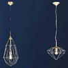 Q31577-GD Lámpara decorativa DALÍ  Vintage Acab. Oro