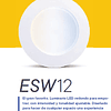ESW12 EMPOTRABLE PANEL DE LED 12W SmartWhite 