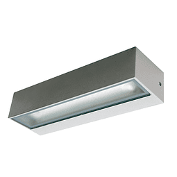 05-9801-03 LÁMPARA A MURO ANDROMEDA 2X8W LUZ CÁLIDA ACABADO GRIS