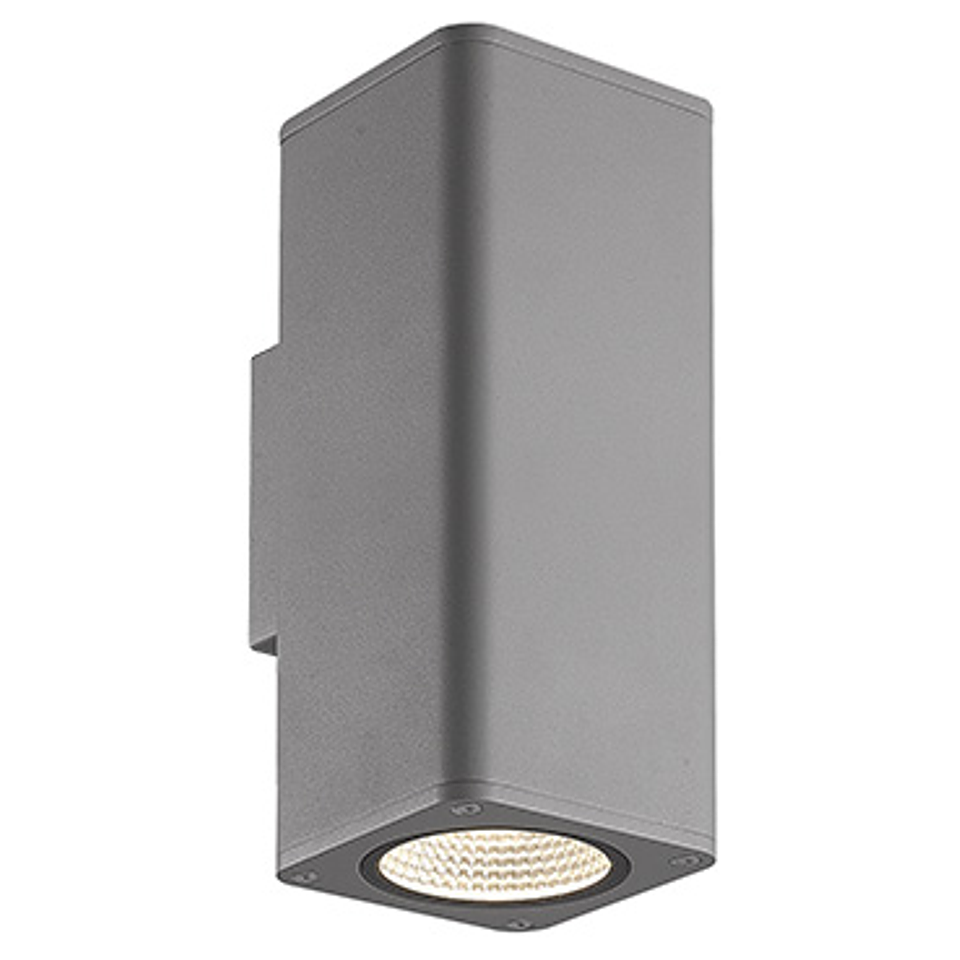 05-2072-03 Nix Arbotante a Muro 2*12W 870Lm 127V IP54 3000K Gris