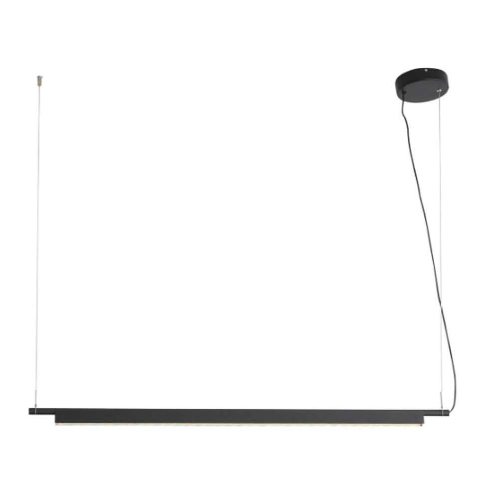 Q1200-BK Lámpara Mondrian L1200*W35*H46 LED 40W 4000K Negro