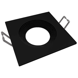 06-2904-07 Nox Aluminio Empotrable 90*90*26mm Negro