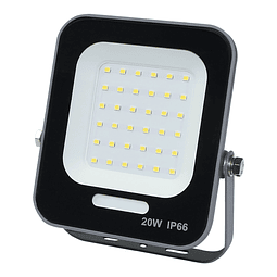 ARE-001 REFLECTOR LED 20W SMD CUADRADO SLIM IP66 BLANCO FR脥O