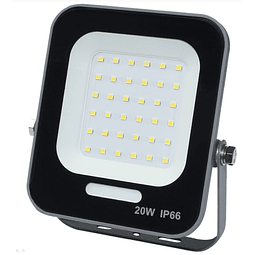 ARE-002 REFLECTOR LED 20W SMD CUADRADO SLIM IP66 BLANCO C脕LIDO