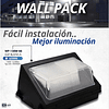 WP120W-BB WALL PACK 120W 12,000LM 100-305V 6500K IP65