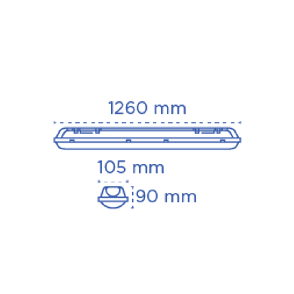 STKH STANKA WATERPROOF IP65 Bases para T8 