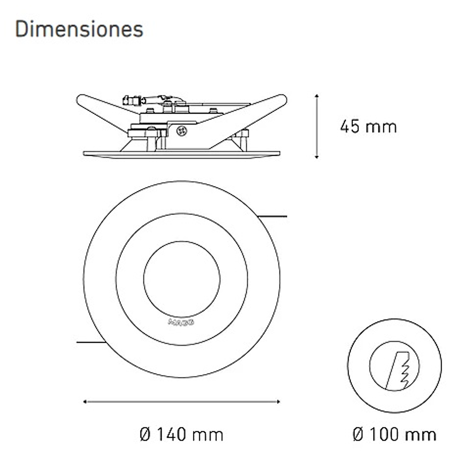 M 750 DOM 8W L5015-1ID 100-305V 40K BC