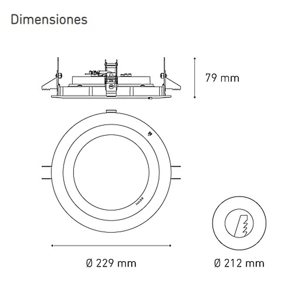 M 3600 DOM 37W L5040-1ID 100-305V 40K BC