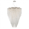 Lámpara Decorativa CASCADE Q90682-CL Acab. Cromo Cristal Biselado 