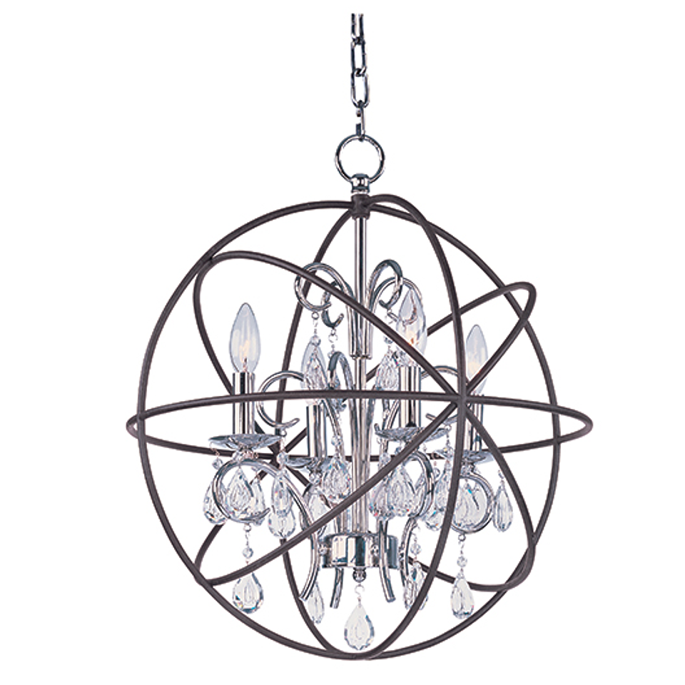 Orbit 4-Luces Colgante Cristal sku 25142ARPN