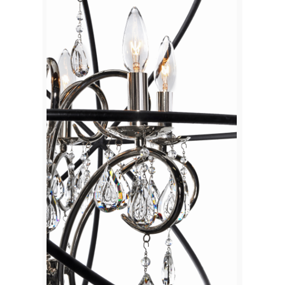 Orbit 6-Luces Colgante Cristal sku 25144ARPN