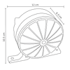 ADE-405 LUMINARIO CIRCULAR 360° LUZ FRÍA