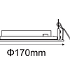 06-2489-01 DOWNLIGHT BASIC DIRIGIBLE PARA AR111 