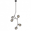 Q16066-BK Lámpara Sakura 5 luces E27 acab. Negro Mate 