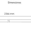 MAGG F5158-030 LAM T8 LED 36W 100-240V 60K OP LUZ FRÍA