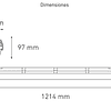 GAMMA LED 1200S L5401-530 30W 100-305V 60K GR TX