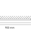 BL FLAT 900 L6427-1I0 P.M 6W 127V AF 40K BC OP LUZ NEUTRA