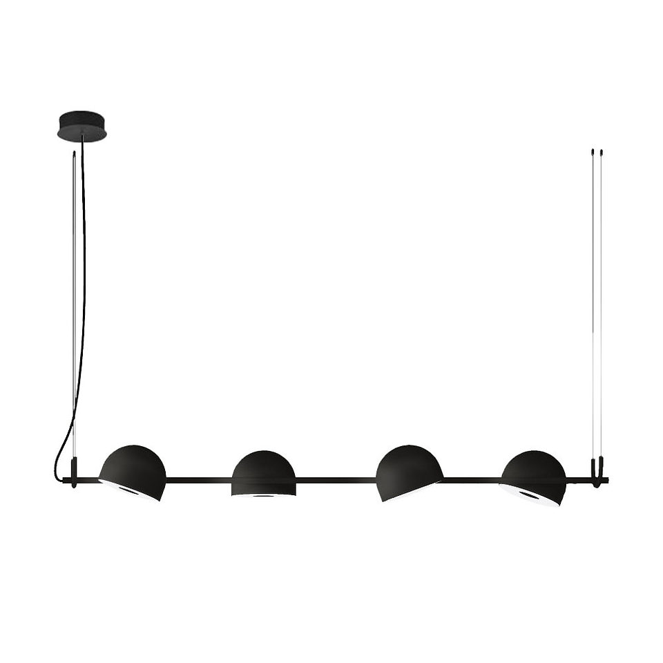 Q74824-BK Lámpara Arcadia 32W Luz Cálida 127V Acabado Negro