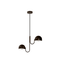 Q74822-BK Lámpara Arcadia 16W Luz Cálida 127V Acabado Negro