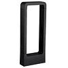 ADE-308 LUMINARIA LED TUBULAR RECTANGULAR SOBREPONER ALUMINIO NEGRO EXT. BC