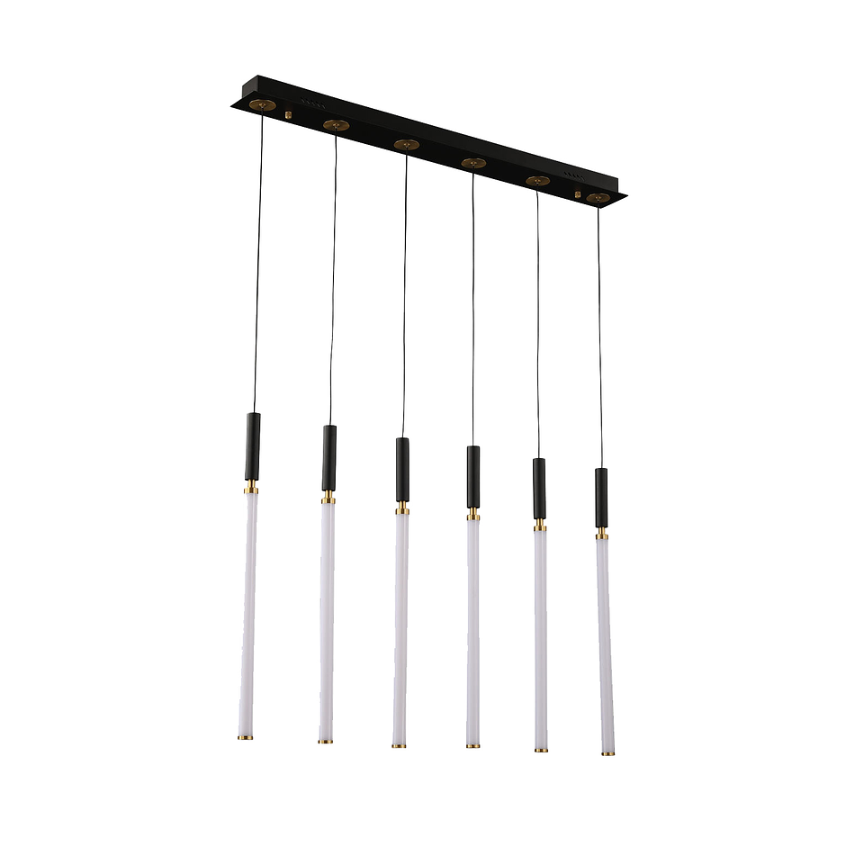 Q20026-BG Luminaria Colgante Decorativa LED Astor 31W Luz Cálida