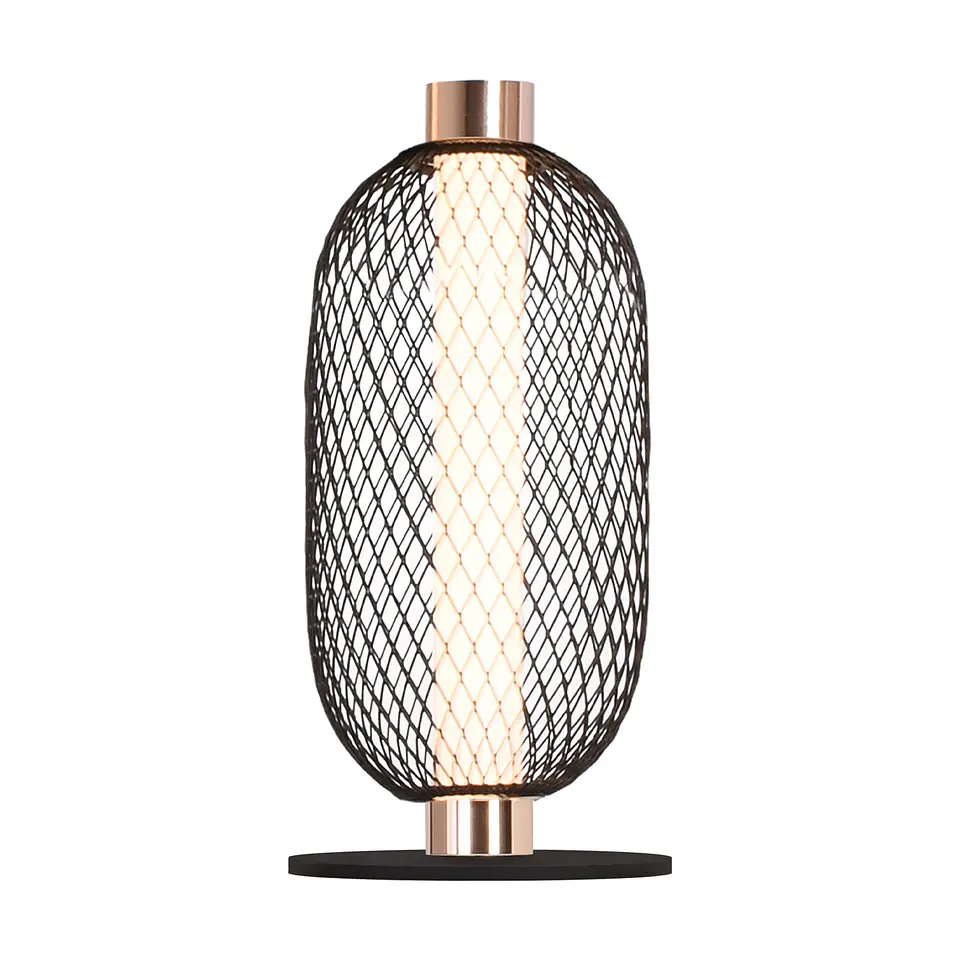 Cairo de mesa Q26020-BKGD Led 7W 3000K Hierro Acrílico