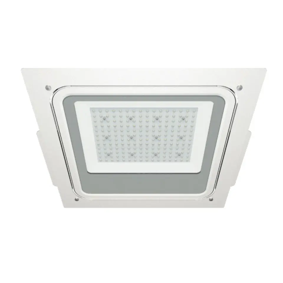 EG-GS24-100W LUMINARIA PARA GASOLINERA EMPOTRABLE A TECHO 100W 16,000LM 100-277V 5000K IP66